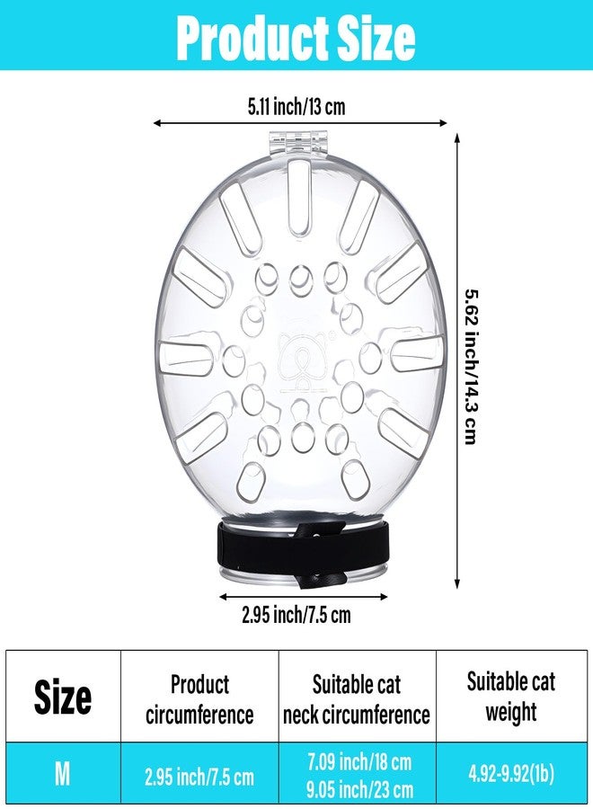Kifmurase Cat Muzzle for Grooming Adjustable Hood with Paw Covers, Breathable Cats Helmet Anti Bite Muzzles Anti Scratch Boots Silicone Kitten Bubble Muzzle and Paw Protector for Pet Bathing Cat Claw Care - Image 2